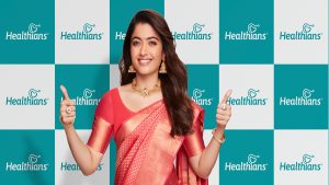 Rashmika Mandanna for Healthians - Brand Ambassador - The Celebrity Group