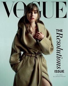Lily Collins for Vogue Greece - Brand Ambassador  - The Celebrity Group 
