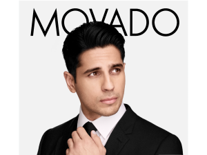 Sidharth Malhotra for Movado - Brand Ambassador - The Celebrity Group 