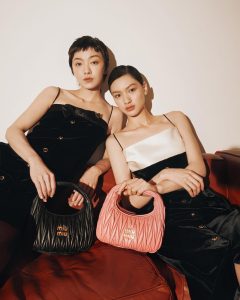 Amber Kuo and Qiu Tian star in Miu Miu Lunar New Year 2023 campaign - Brand Ambassador  - The Celebrity Group 