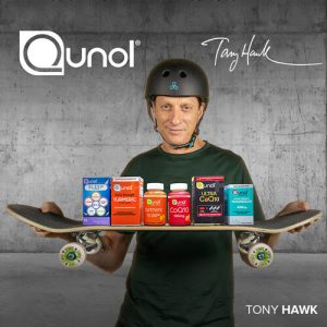 Tony Hawk for Qunol - Brand Ambassador- The Celebrity Group 